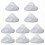 H2o Mop X5 Steam Cleaner Replacement Pads, 10-pack Microfiber Cloth Refills 1