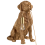 Beliani Table Lamp Dog MARLEY Gold 1