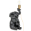 Beliani Table Lamp Elephant FORTUNA Black 1