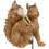 Beliani Table Lamp Squirrel PINOLI Gold 1