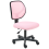 Beliani Office Chair JOYFUL Pastel Pink 1