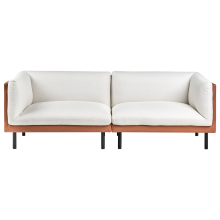 Sofa 3 Seater VORGOD Fabric Off-White