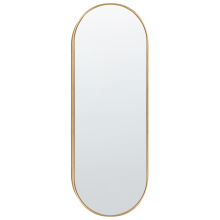 Wall Mirror AZEVILLE 46 cm 122 cm Metal Gold