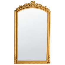 Wall Mirror GORGES 55 cm 96 cm Metal Gold