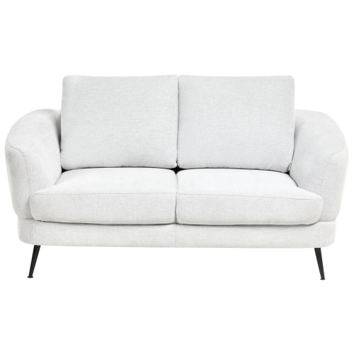 Beliani Sofa 2 Seater KJAER Fabric Off-White