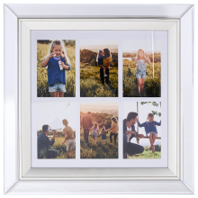 Frame for 6 Photos MAKENI Silver
