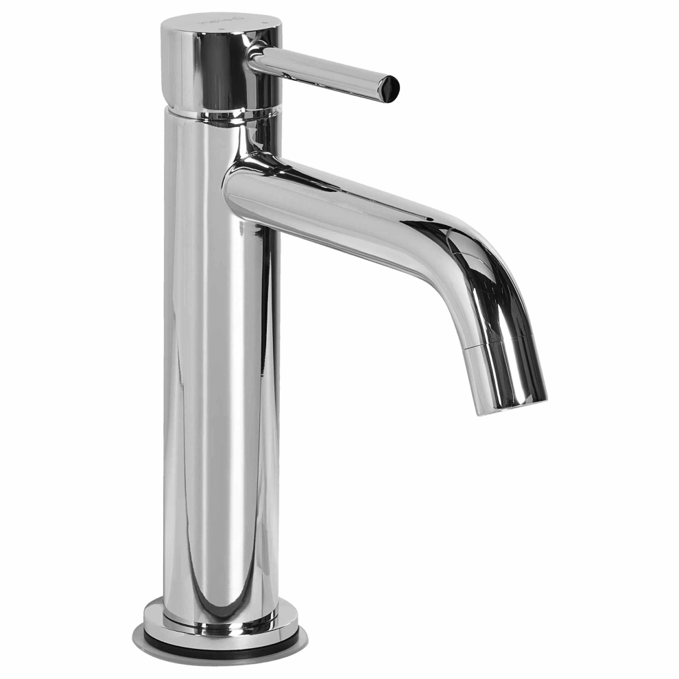 Basin Mixer Tap Salinas Brass Silver 4069605030900