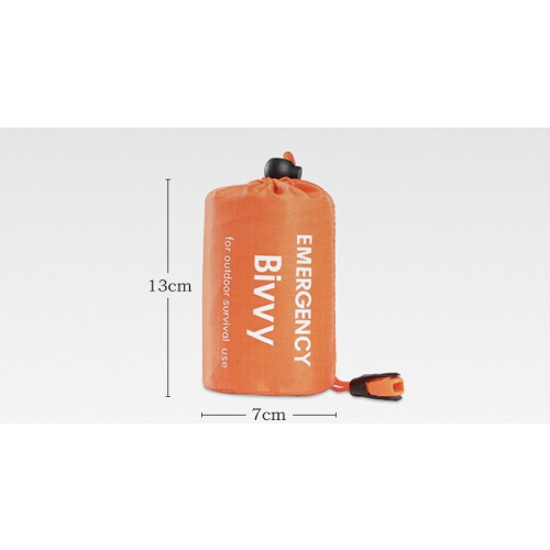 4 Pack Outdoor Emergency Warm Sleeping Bag Orange 1