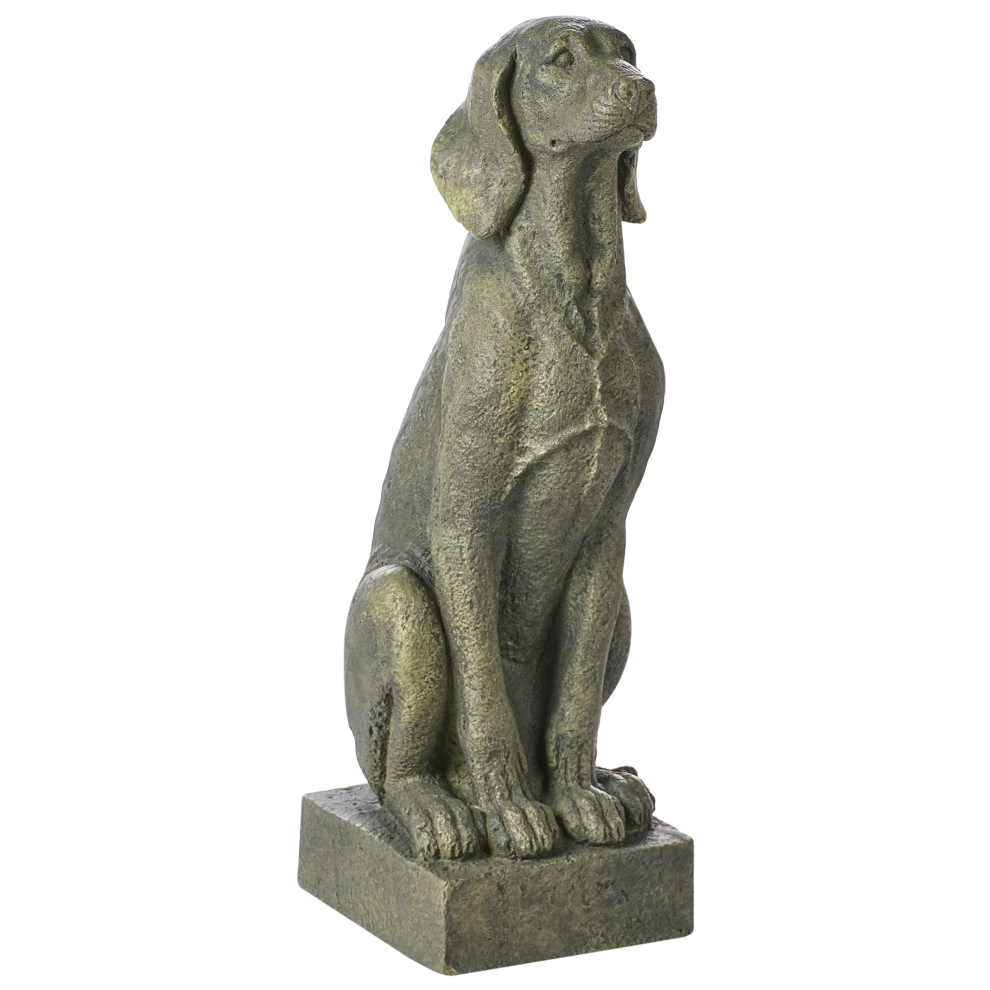 Beliani Garden Statue Nairobi Dog Green