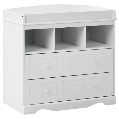Beliani Changing Table Dresser VIRDEN White