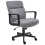 Beliani Office Chair BYRON Fabric Grey 1