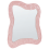 Beliani Wall Mirror PENCRAN 60 cm 80 cm Pink 1