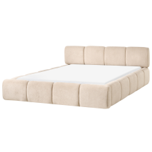 Bed Fabric ORVILLE 160 x 200 cm (EU King Size) Taupe