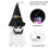 Διακόσμηση για το Halloween με φώτα LED και φαντάσματα, λαμπερά στηρίγματα τρόμου 3