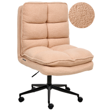 Office Chair ADDISON Boucle Peach Pink
