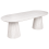 Beliani Dining Table LUMAN Travertine Effect 220 cm 95 cm 1