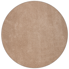 Shaggy Rug DEMRE Sand Beige ø 140 cm