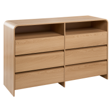 Chest of Drawers DELORAINE Light Brown