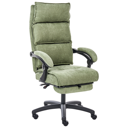 Beliani Executive Chair EATON Chenille Green