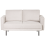 Beliani Sofa 2 Seater BREDA Fabric Light Beige 1