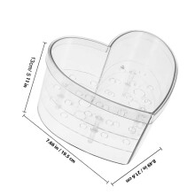 Box Shaped Clear Flower Box for Teacher's Day Packaging 21.60X19.50X13.00CM 1Pcs