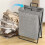 Large capacity foldable laundry basket, 23x36x55 cm 5