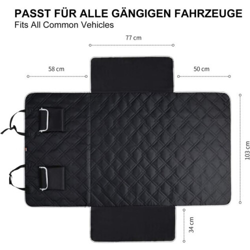 Proteção universal para cães no porta-malas do carro - s 1