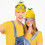 Στολή Αποκριών Σκούφος Καπέλο Minion Γυαλιά Γάντια Στολή Μεταμφίεσης 2
