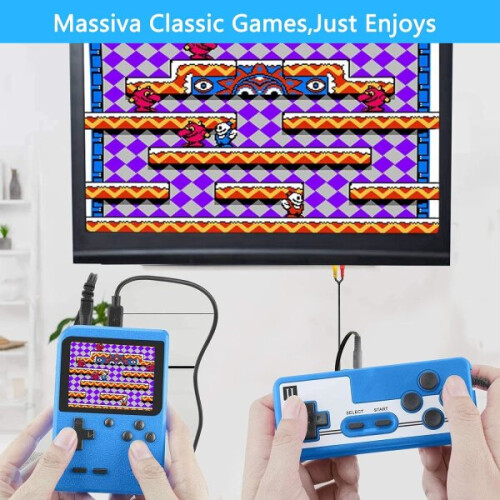 Console de jogos portátil retrô com 400 jogos clássicos de FC - 3 polegadas 2