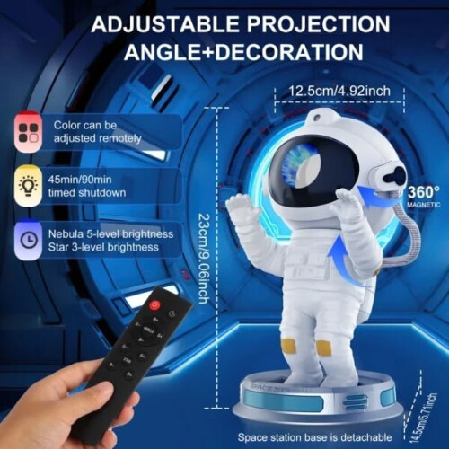 Galaxy Lamp 2024 – Ο απόλυτος προβολέας αστεριών με εφέ νεφελώματος σε λευκό χρώμα 2