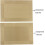 Sets de table en PVC (sets de table), 30 x 45 cm, 6 pièces. 3