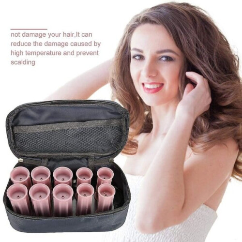 10 pcs Professional Electric Heated Curling Rollers Set 1