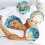 Naisten unimyssy Silkeslen Satin Bonnet 4