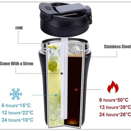 Thermobecher, 510 ml, schwarz 1