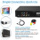 Lecteur multimédia, lecteur DVD multizone, 1080p avec télécommande 4