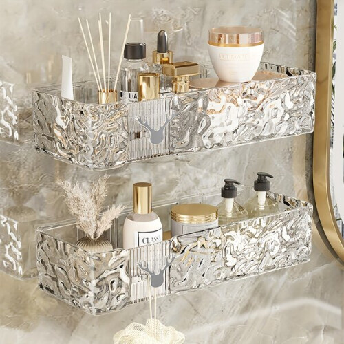 Porte-cosmétiques mural Transparent Waves 1