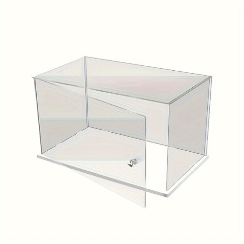 pc. Speelgoedvitrine van transparant acryl. 1