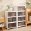 armoire pliante en plastique avec roulettes 2