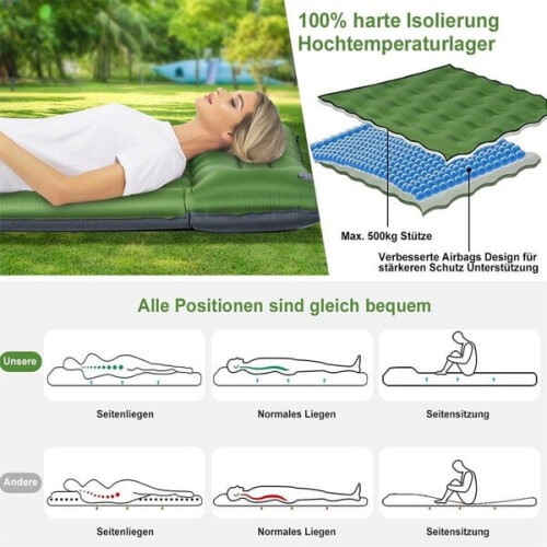 Inflatable 12 cm thick air mattress 1