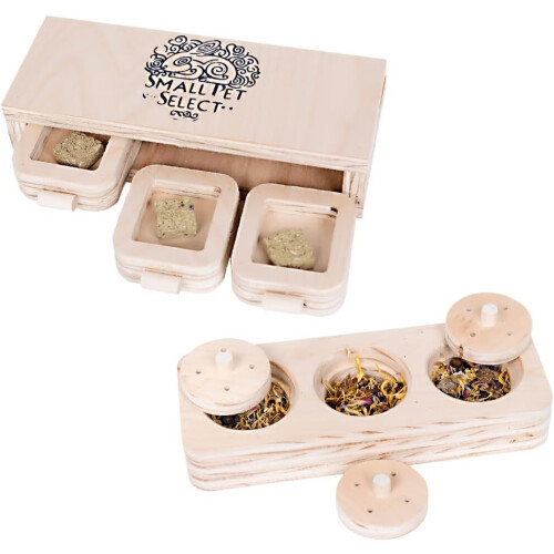 SMALL PET SELECT Wooden Lid & Drawer Puzzle Bundle 1