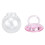 12PCS Nipple Shape Candy Boxes Wedding Favor Party Plastic Candy Gift Box Pink 1