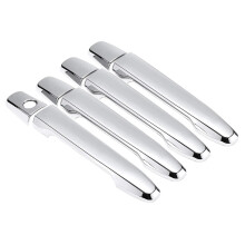 ABS Chrom Seiten TüR Griff Abdeckung Trim 8 StüCke für  Outlander Lancer Limousine Evo Sport RVR ASX 2008-2014