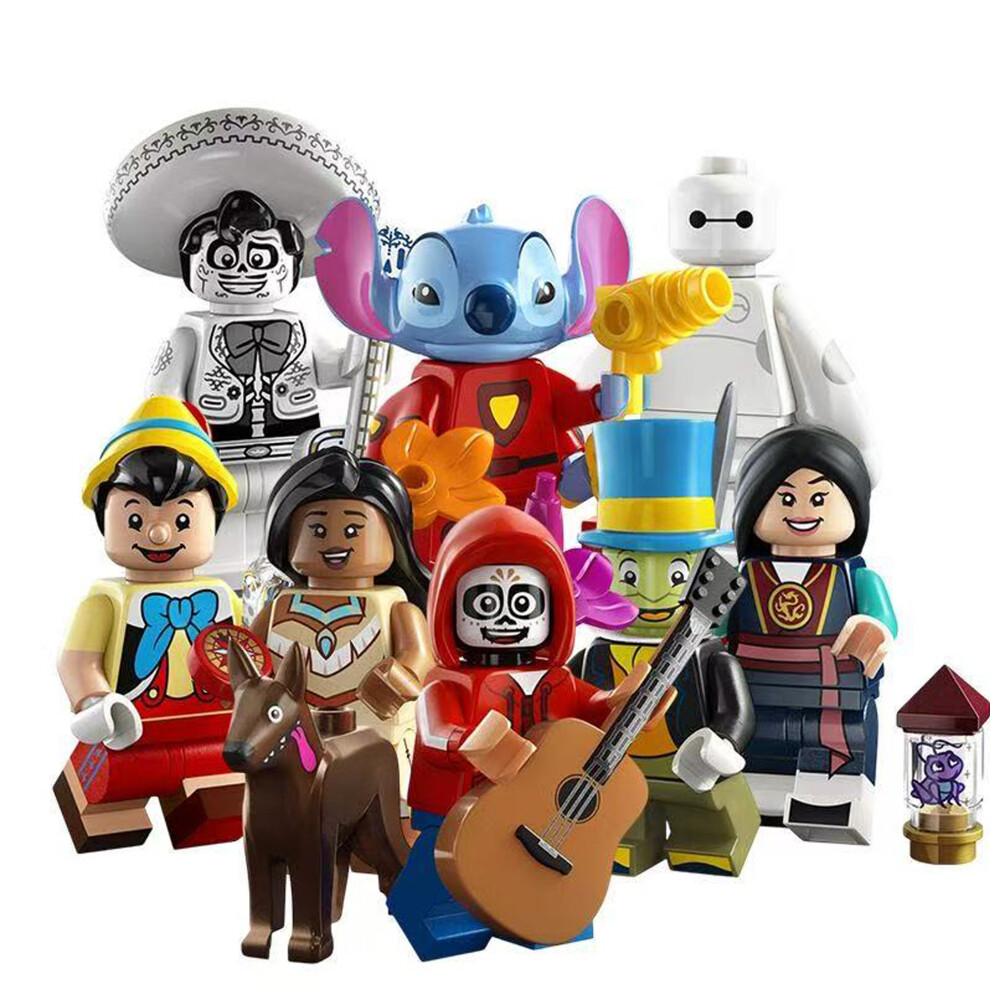 Photos - Action Figures / Transformers 8PCS Set Snoopy Stitch Coco Building Block Toy Building Block Toy Figure Fit Lego UK Priority Delivery