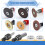 Drill Angle Grinder Adapter with Flange Nut Parts Set,3 Set Replacement Grinder Flange Nuts and Wrench Conversion Tool 6