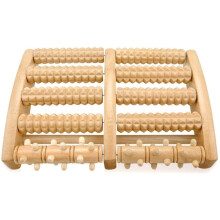 Wellness Partner, Plantar Fasciit Relief Roller, Träfotmassage, Reflexologiinspirerad, Neuropatirelaterad