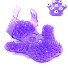 Guante de masaje que reduce la fatiga, diseño portátil con PVC suave y duradero y rodillo de 360 grados para una relajación total