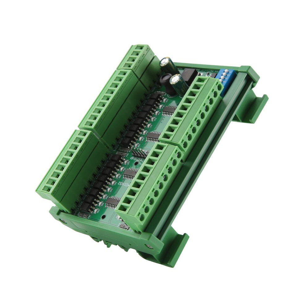 32Ch Pnp Isolated Digital Input Rs485 Modbus Rtu Controller 12V 24V Plc Quantity Acquisition Board(With Case) 4711474014535