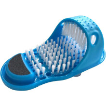 Gel de ducha para pies, limpiador mágico para pies unisex para adultos, masajeador de pies para aliviar el estrés, pantuflas y exf