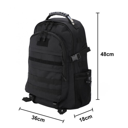 (Black) 50L Military Camping Travel Bag 1
