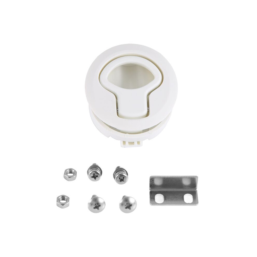 Photos - Door Lock Hatch Round Pull LatchLatch Flush Pull For1/4 Door Boat Deck Hatch RV Drawers Cabinet Yacht